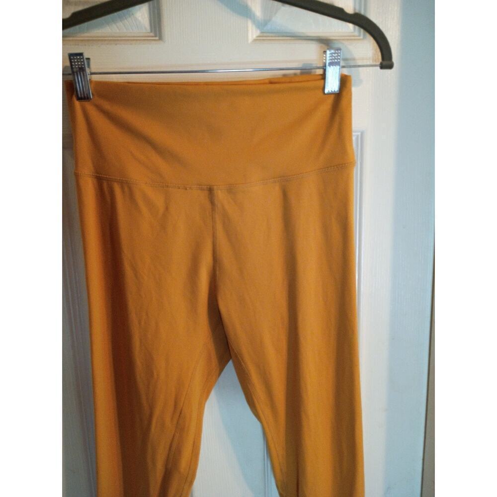 Lululemon Leggings Mustard Yellow No Size Tag See Description For Measurements